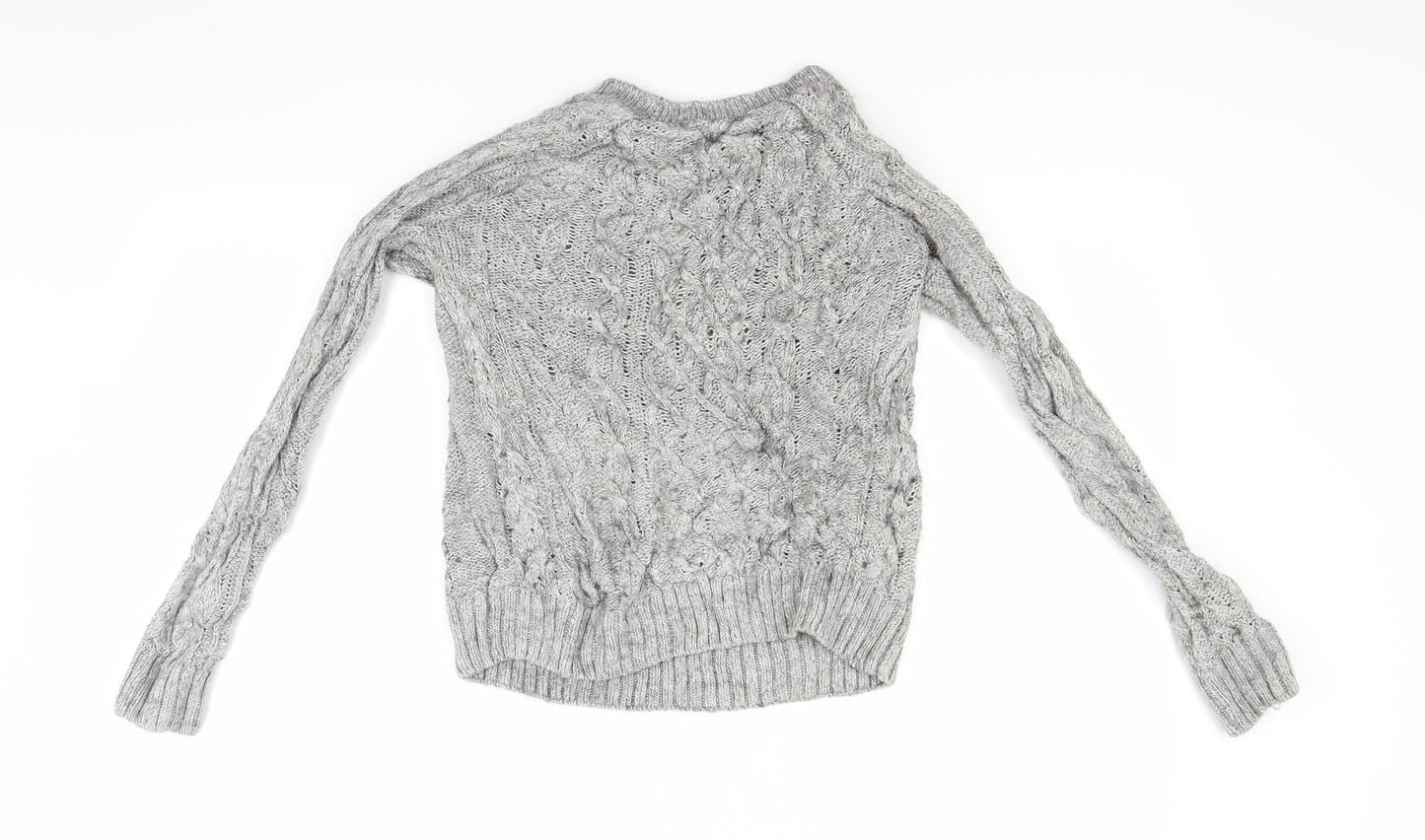 Giordano Womens Grey   Henley Jumper Size M