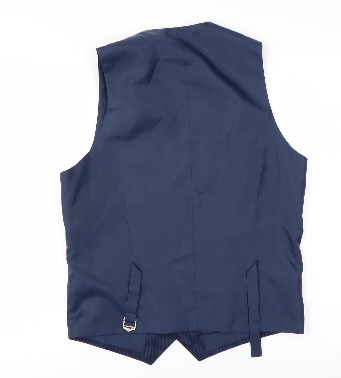 Preworn  Mens Blue   Jacket Suit Waistcoat Size 39