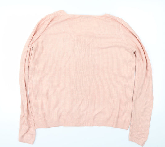 Marks and Spencer Womens Pink   Pullover Jumper Size 14