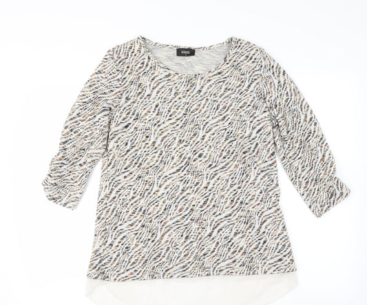 Klass Womens Beige   Pullover Jumper Size M