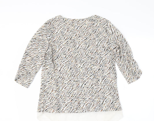 Klass Womens Beige   Pullover Jumper Size M