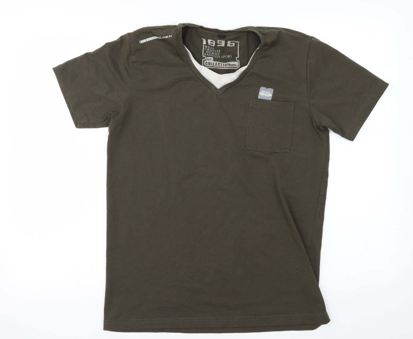 Preworn Mens Green    T-Shirt Size L