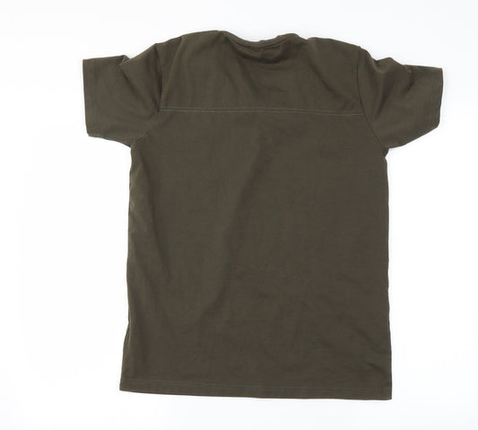 Preworn Mens Green    T-Shirt Size L