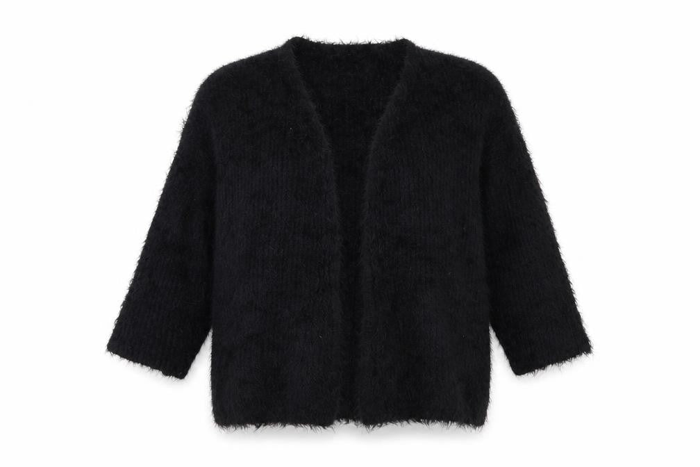 H&M Womens Black  Knit Cardigan Jumper Size M