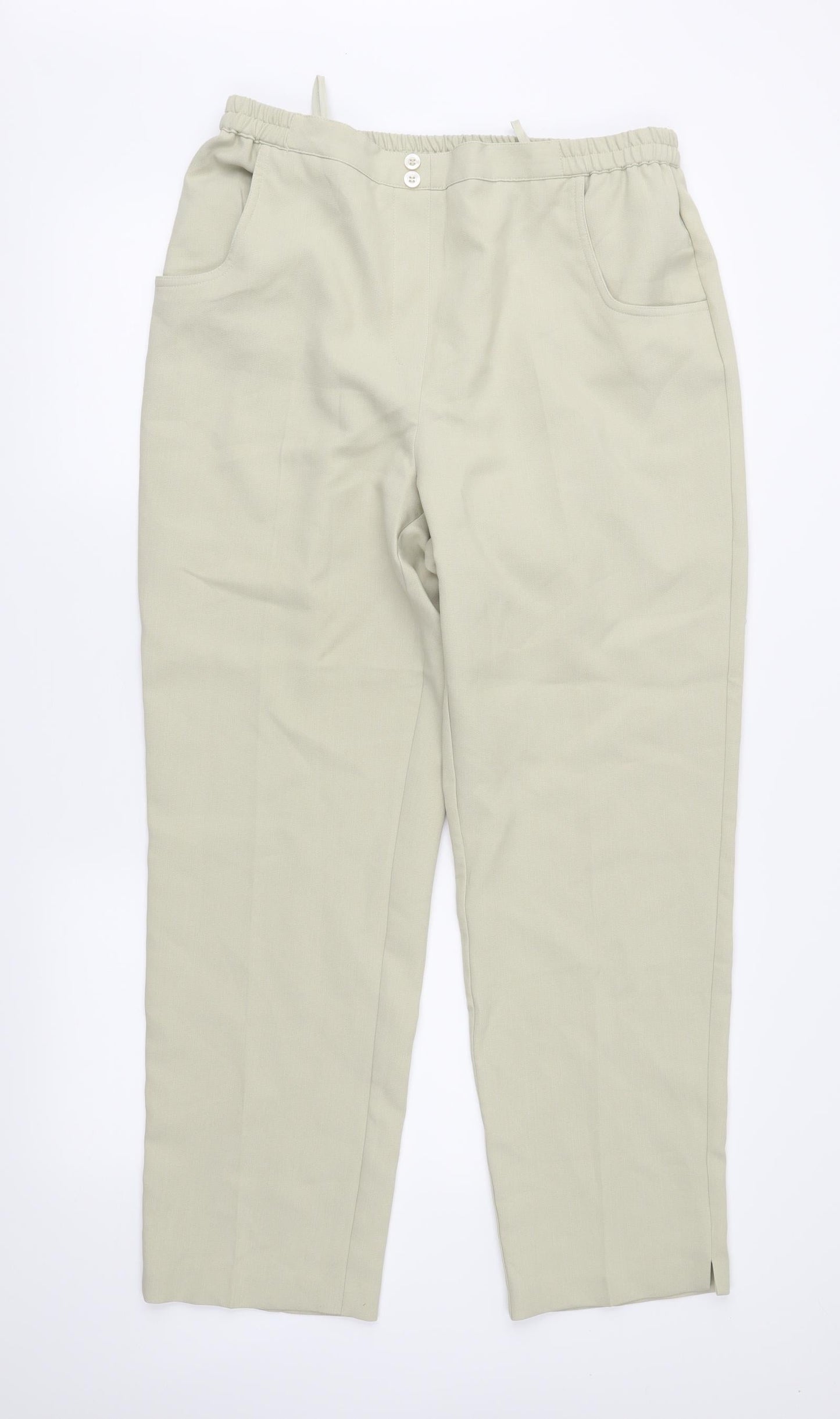 Anthology Womens Beige   Trousers  Size 16 L29 in