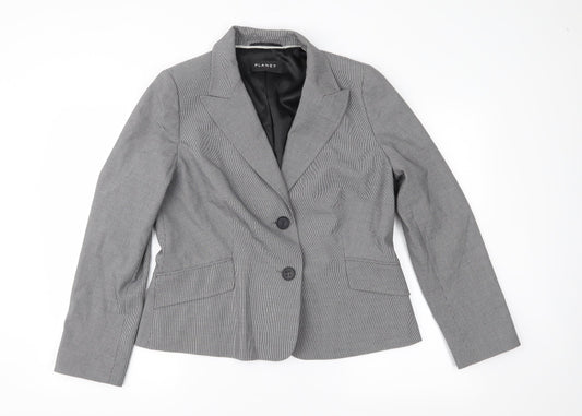 Planet Womens Grey   Jacket Suit Jacket Size 14