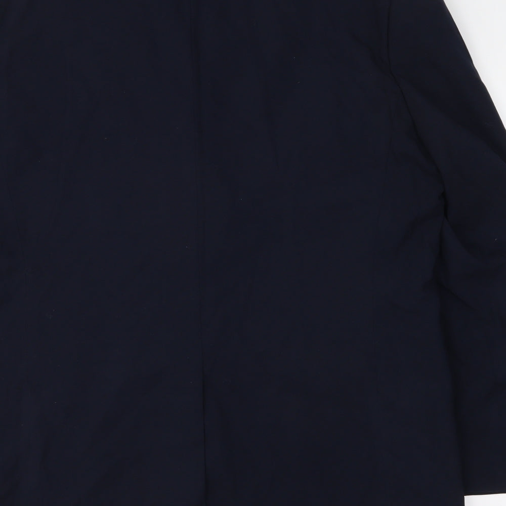 Henley & Knight Mens Blue   Jacket Suit Jacket Size 42