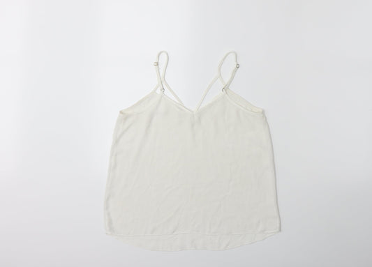 River Island Womens White   Basic Blouse Size 8