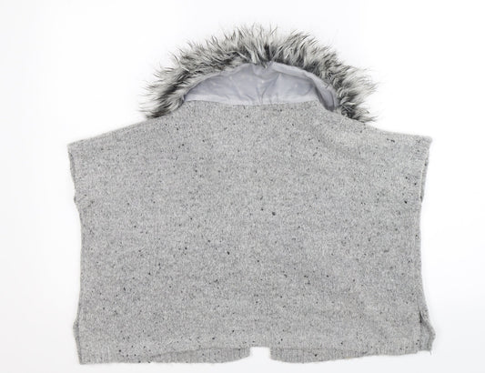 Primark Girls Grey  Knit Vest Jumper Size 6-7 Years