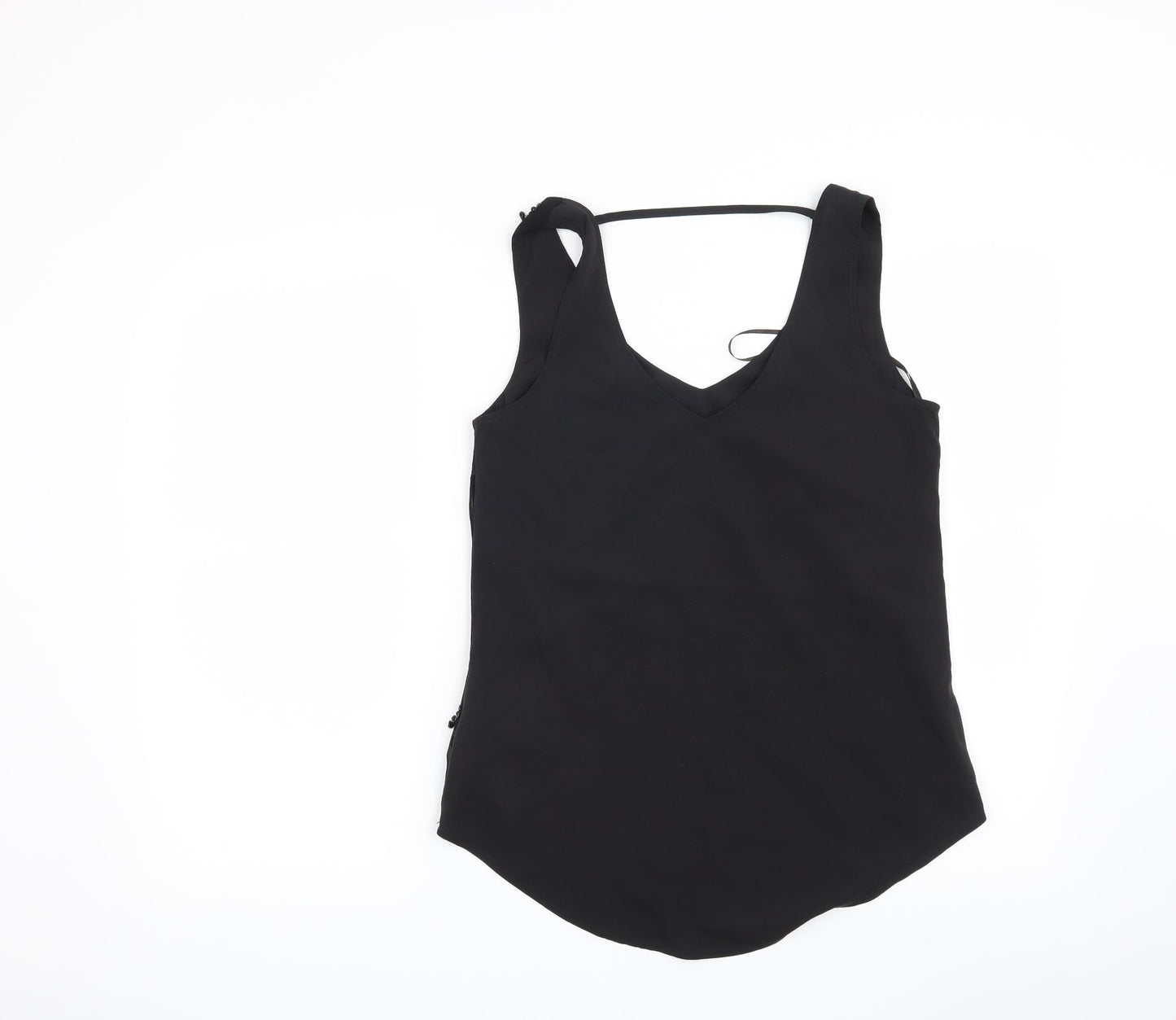 Oasis Womens Black   Basic Blouse Size 8