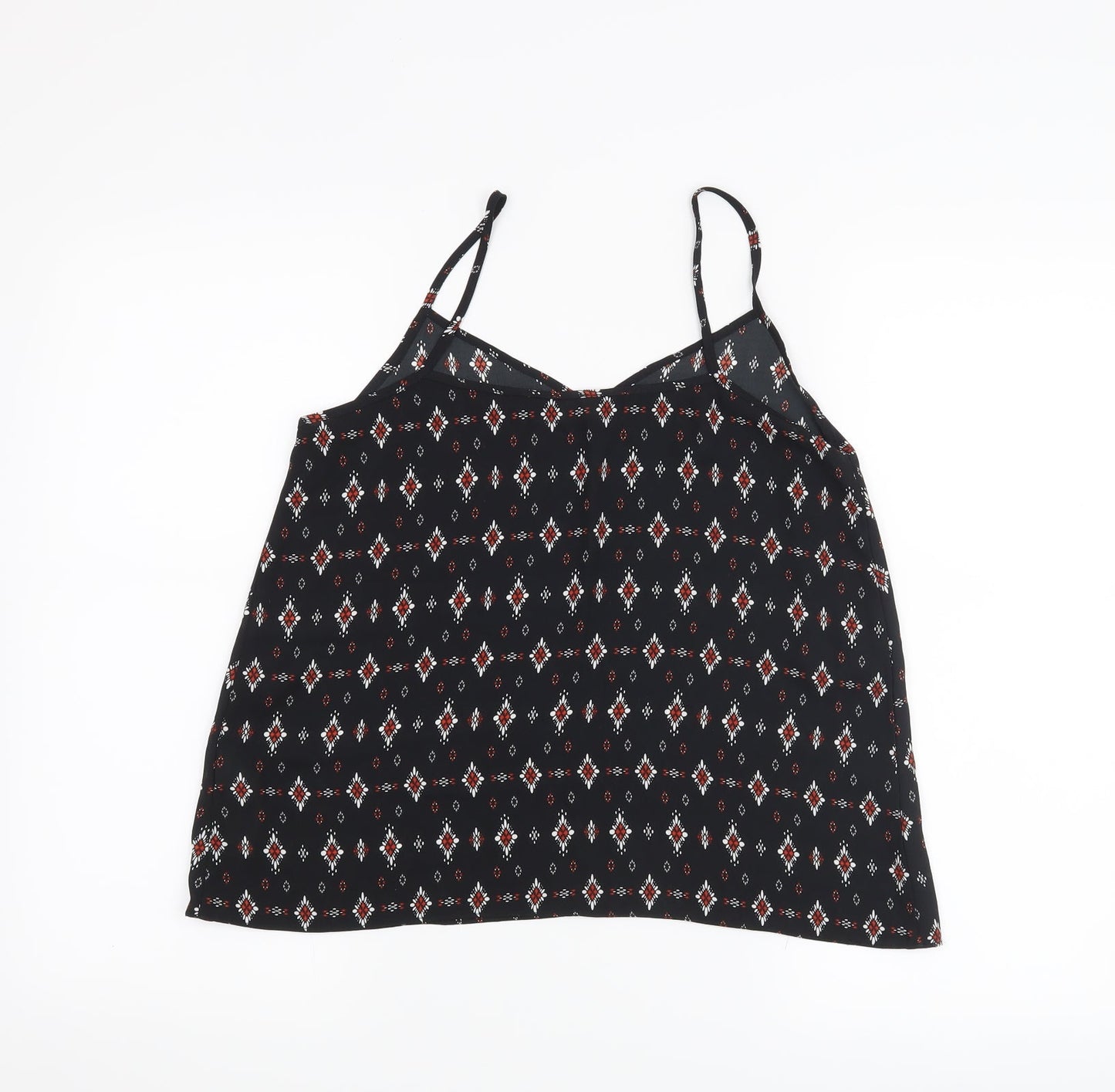 New Look Womens Black   Basic Tank Size 8