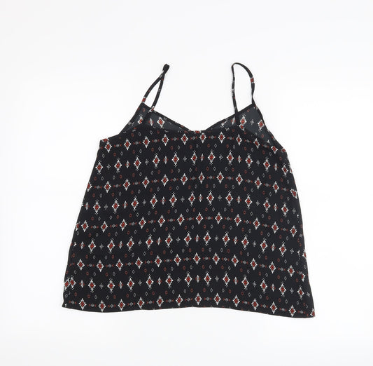 New Look Womens Black   Basic Tank Size 8