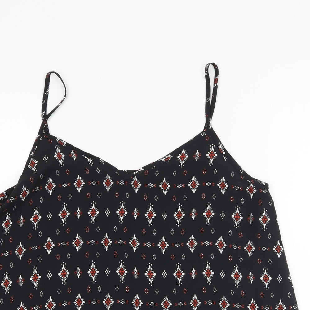 New Look Womens Black   Basic Tank Size 8