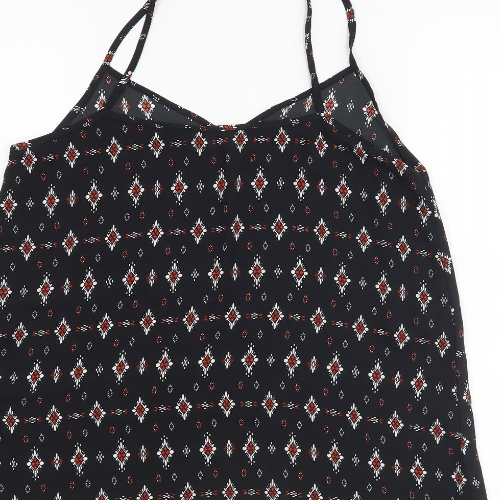 New Look Womens Black   Basic Tank Size 8