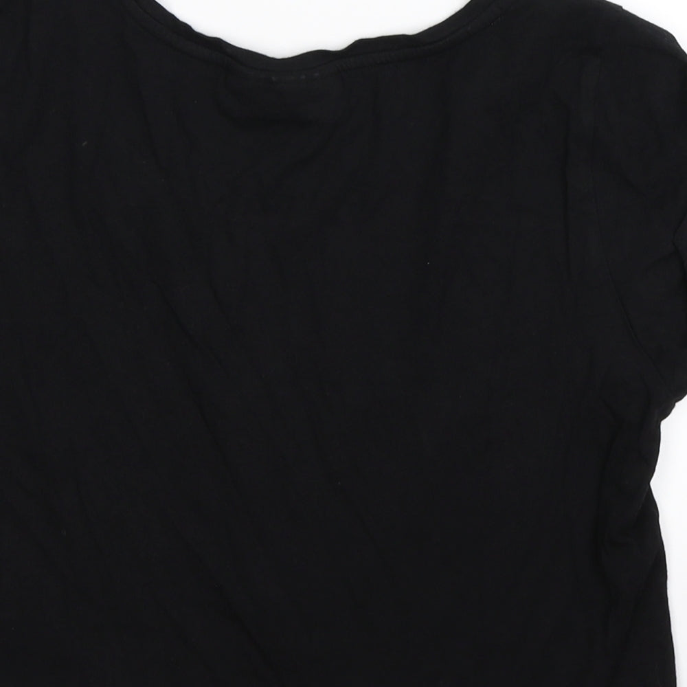 cosmic girl Womens Black   Basic T-Shirt Size S  - luxury