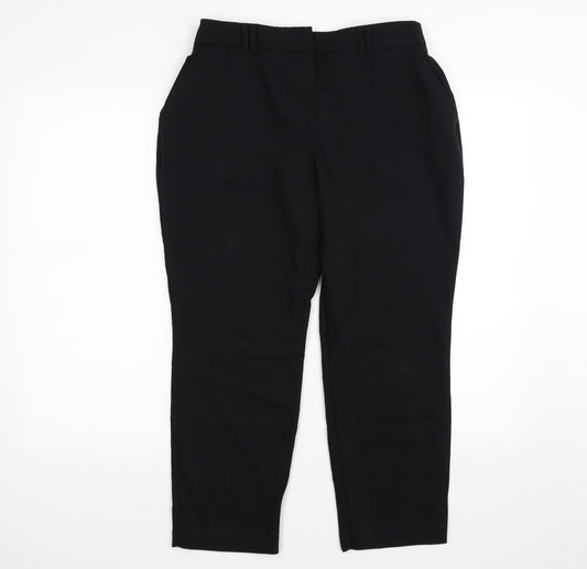 preorn Womens Black   Trousers  Size 12 L23 in