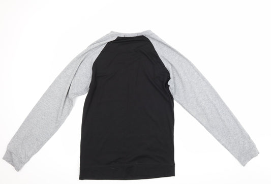 Life Liven Mens Black   Pullover Jumper