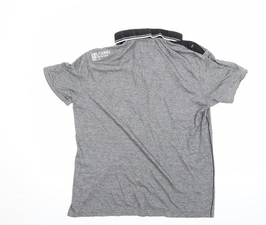 CWS Mens Grey    Polo Size L