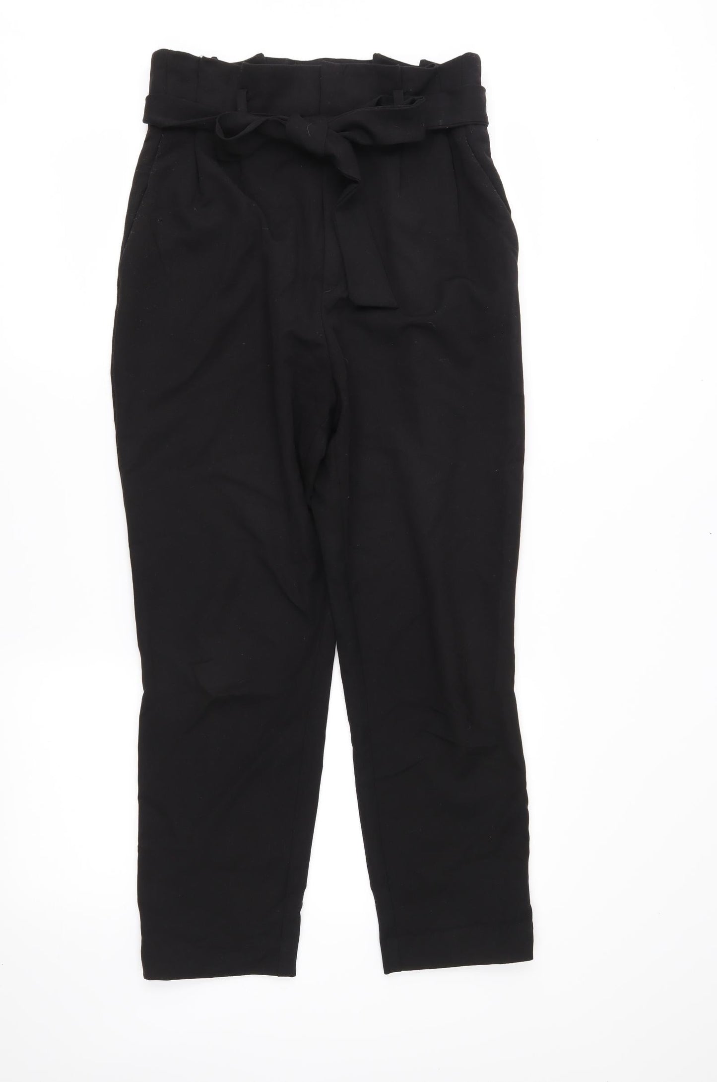 H&M Womens Black   Trousers  Size 10 L24 in
