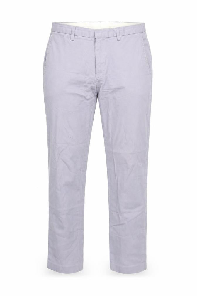 Front view of Topman men’s purple trousers, size 30, in, 31-inch leg