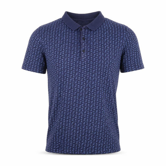 River Island Mens Blue Paisley   Polo Size XS