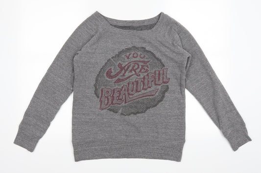 Sevenly Womens Grey   Pullover Jumper Size S
