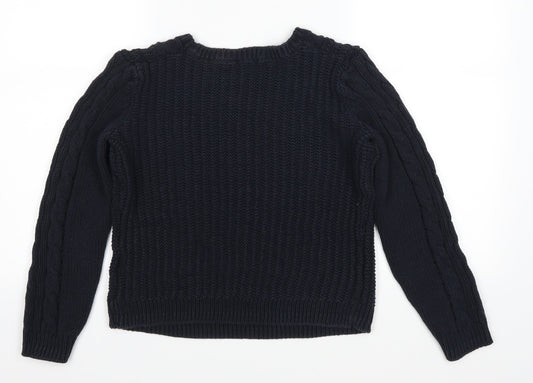 H&M Womens Blue   Pullover Jumper Size M