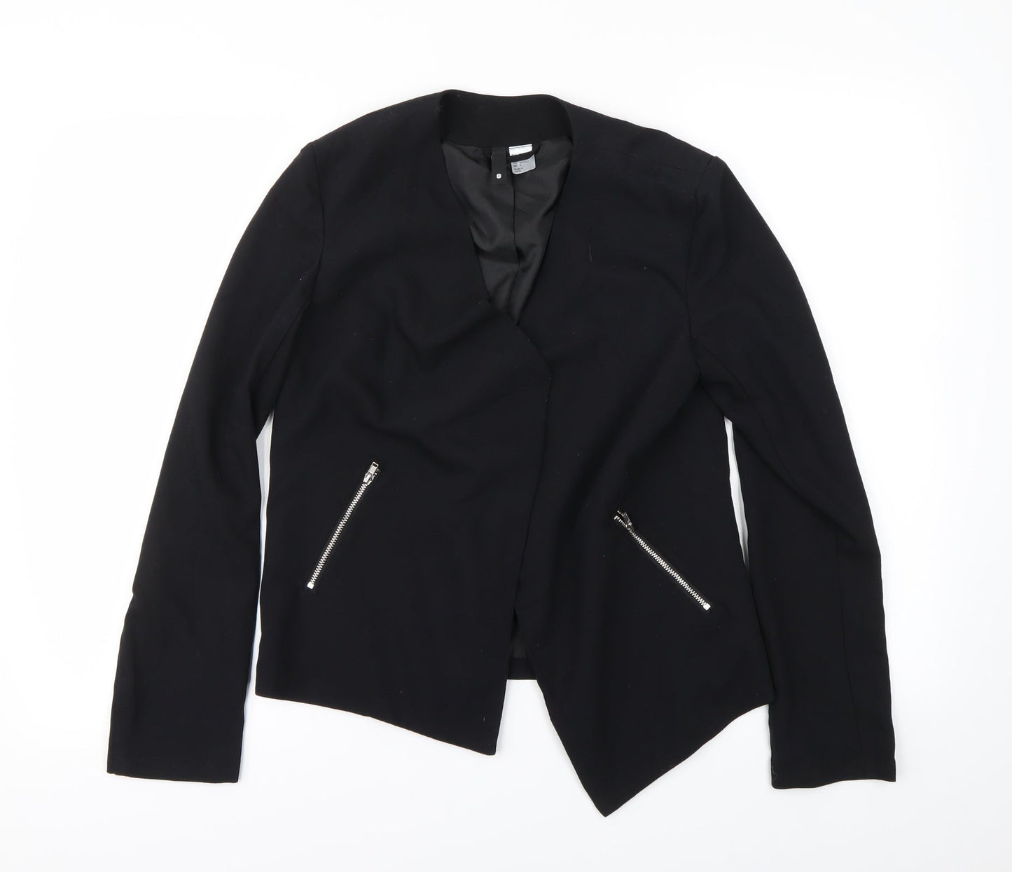 Divided Womens Black   Jacket Coat Size 8