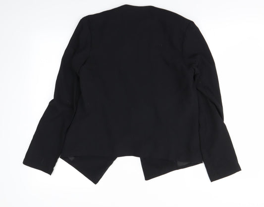 Divided Womens Black   Jacket Coat Size 8