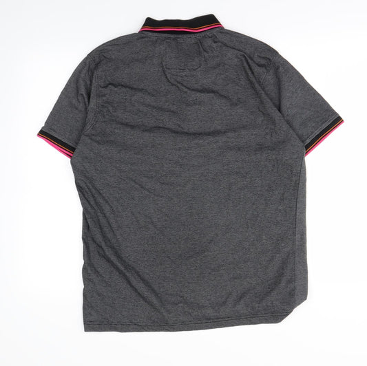 Urban Spirit Mens Black    Polo Size L
