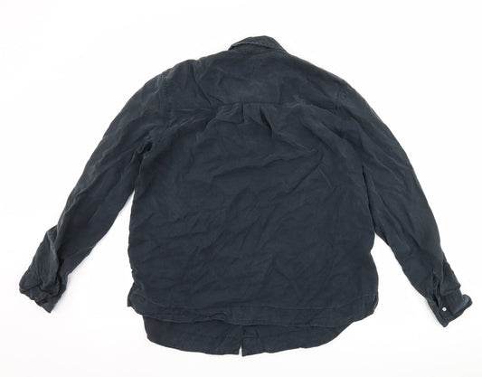 Gap Womens Black   Basic Button-Up Size L