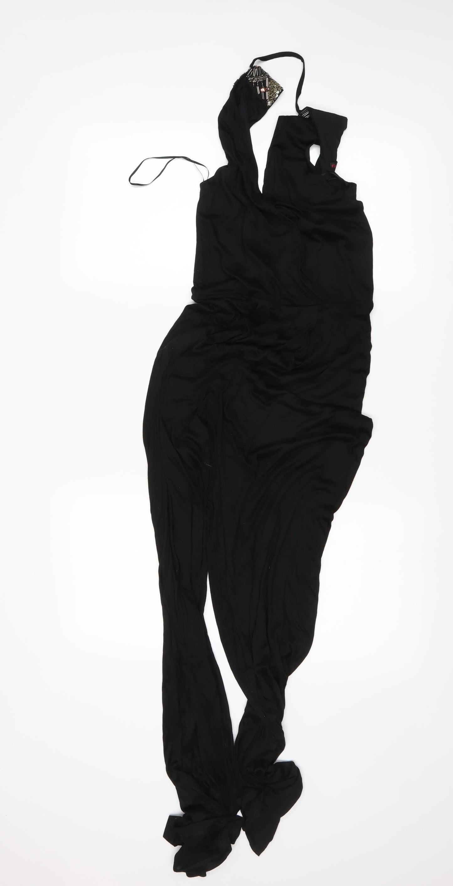 Preworn Womens Black   Bodysuit One-Piece Size 8