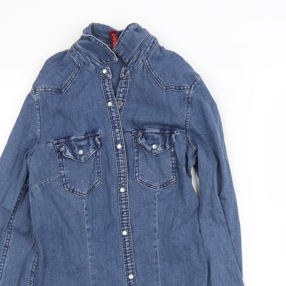 H&M Womens Blue   Jacket  Size 8