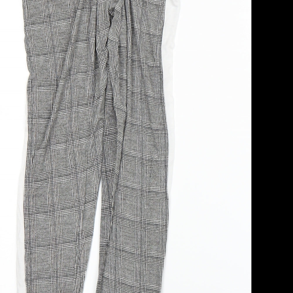 Boohoo Womens Black   Trousers  Size 12 L23 in