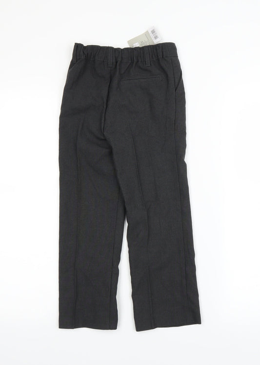 smart start Boys Grey   Dress Pants Trousers Size 5-6 Years