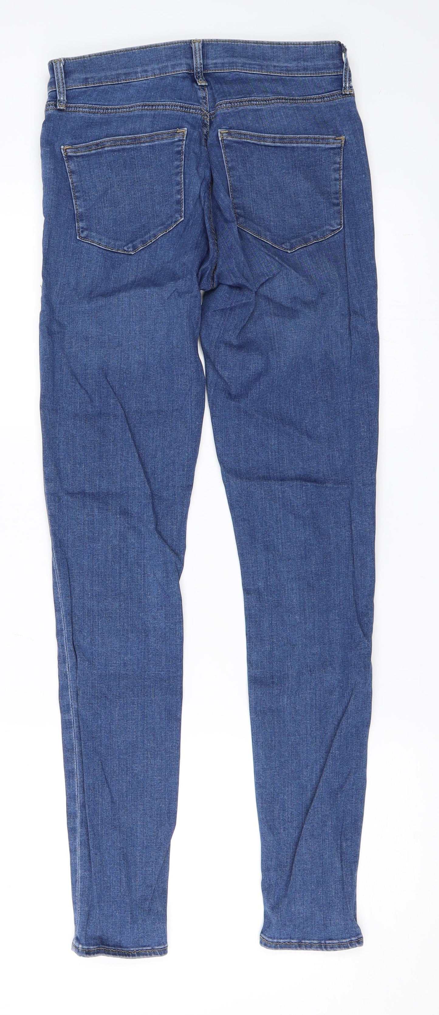 Topshop Womens Blue   Skinny Jeans Size 26 in L32 in
