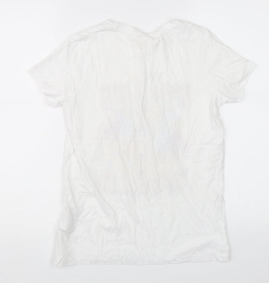 H&M Womens White   Basic T-Shirt Size XS  - Avengers