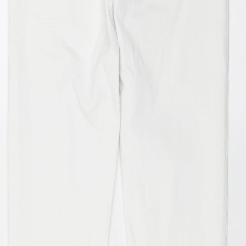 Preworn Womens White   Skinny Jeans Size 8 L31 in