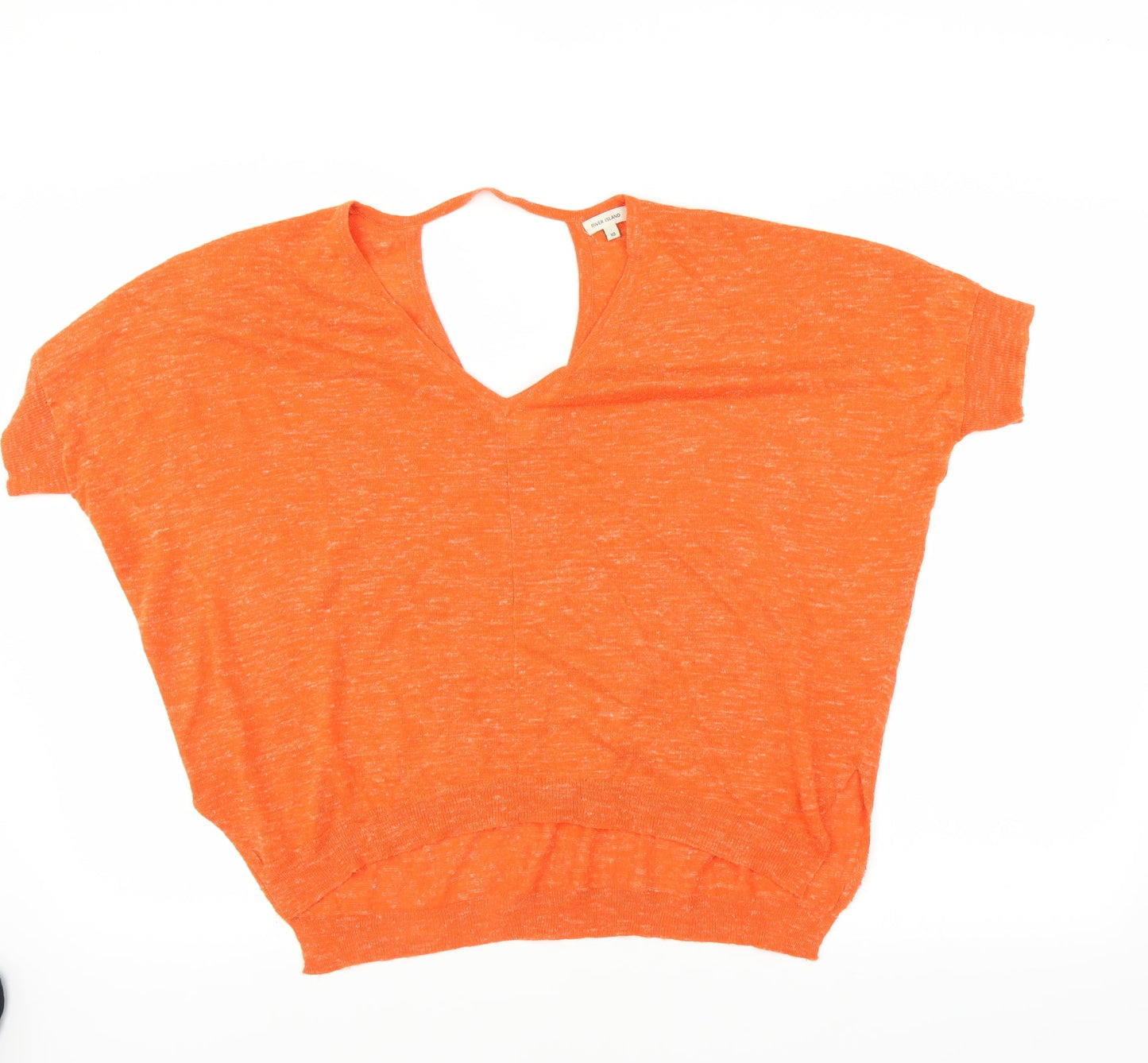River Island Womens Orange   Pullover Jumper Size 10