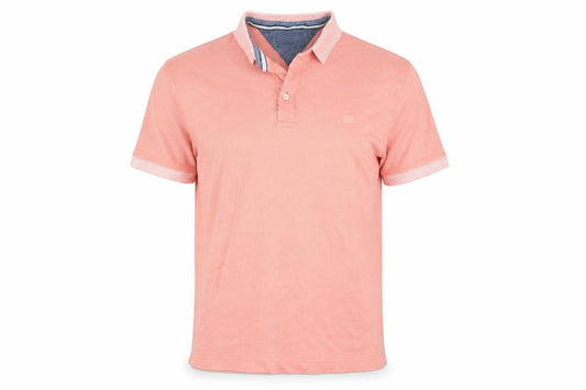 Lincoln Mens Pink    Polo Size L  - coral coloured