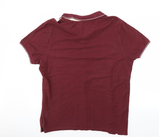 Hammond & CO Mens Red    Polo Size XL