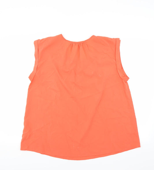 Damart Womens Orange   Basic Blouse Size 20