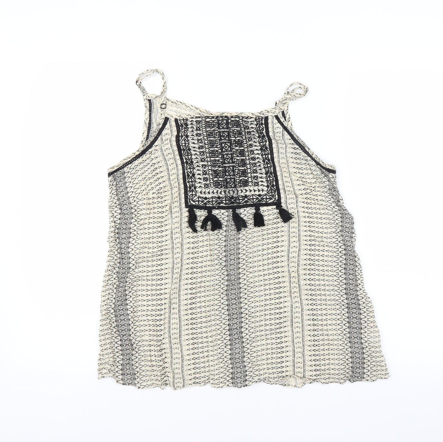 Matalan Womens Beige   Camisole T-Shirt Size 10