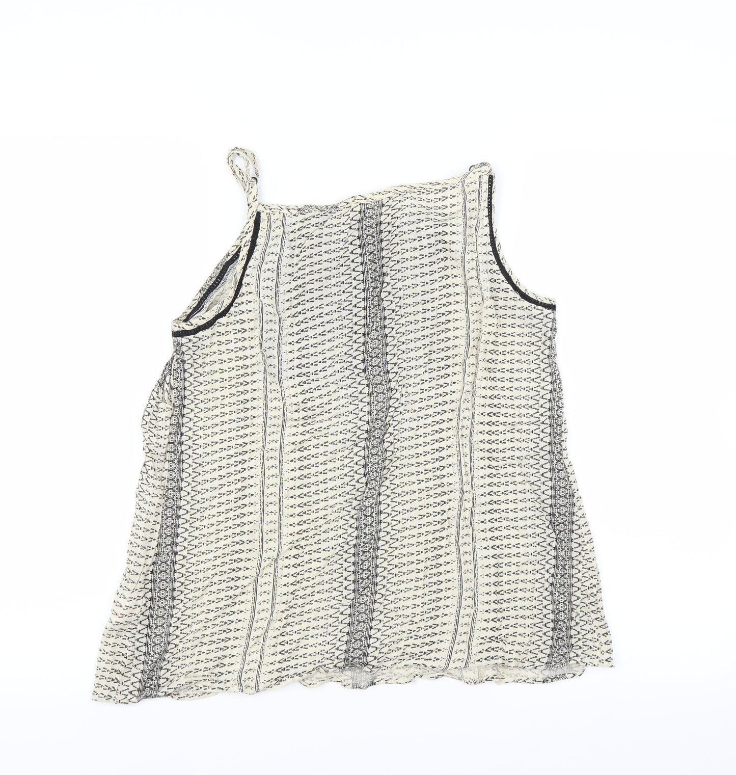 Matalan Womens Beige   Camisole T-Shirt Size 10