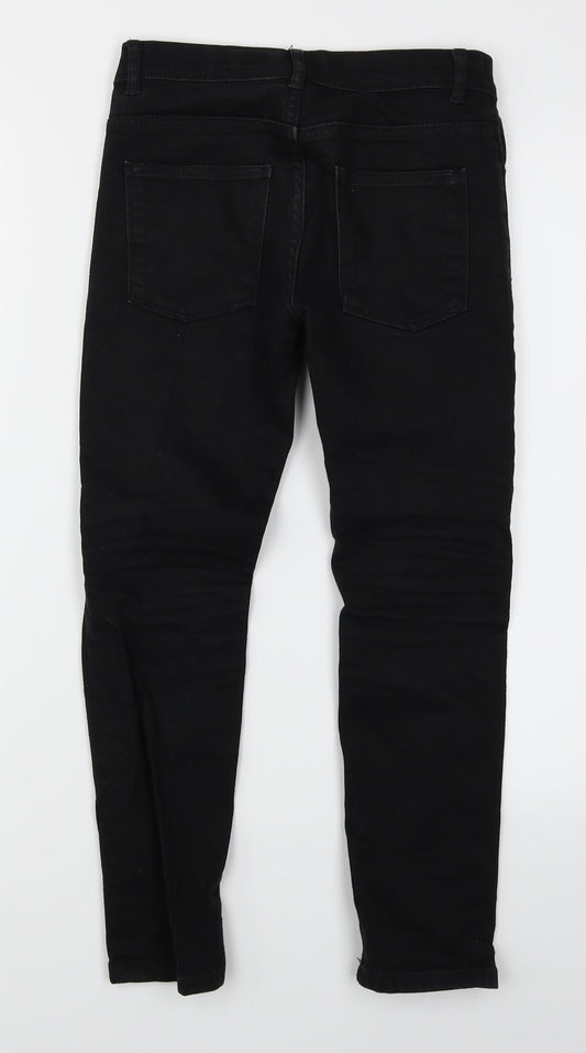 NEXT Boys Black  Denim Skinny Jeans Size 9 Years