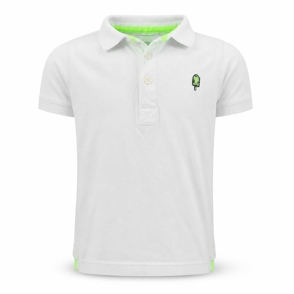 Next Boys White   Basic Polo Size 2-3 Years  - Ice cream