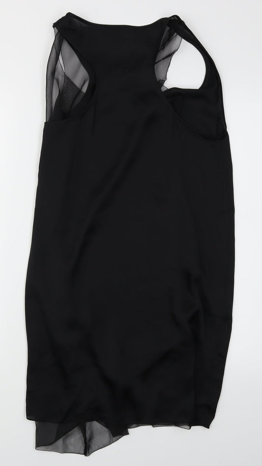 Topshop Womens Black   Camisole Blouse Size 8  - Longline