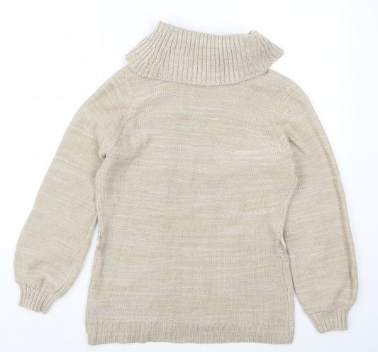 Evie Womens Beige   Pullover Jumper Size 14