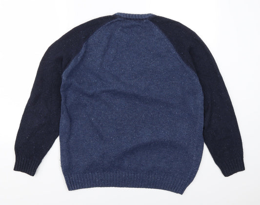 Mataln Mens Blue   Pullover Jumper Size M