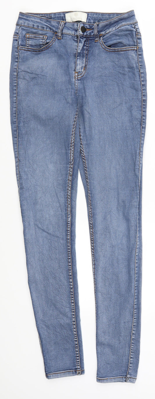Pieces Womens Blue  Denim Skinny Jeans Size 26 in L30 in